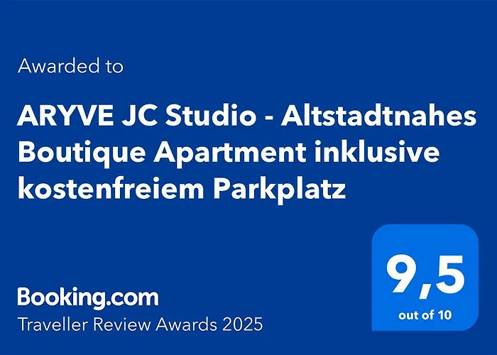 Aryve Jc Studio - Altstadtnahes Boutique Apartment Inklusive Kostenfreiem Parkplatz